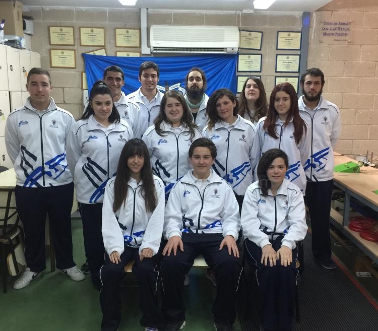Equipo melillense desplazado al Campeonato de España de Aire Comprimido