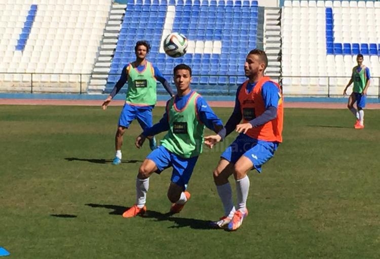 La U.D. Melilla continúa preparando el partido frente al Real Jaén C.F.