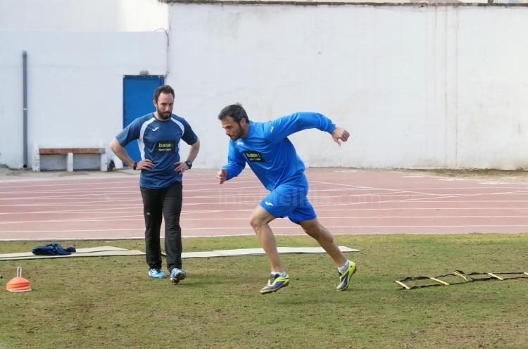 La U.D. Melilla sigue preparando el partido frente al Córdoba B