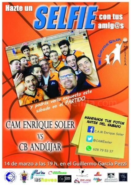 Baloncesto Liga EBA: El Enrique Soler necesita la séptima victoria consecutiva ante CB Andújar