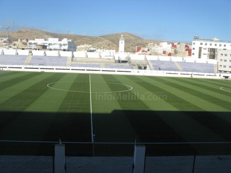 Estadio del Chabab Rif Alhoceima, escenario del choque entre melillenses y marroquíes