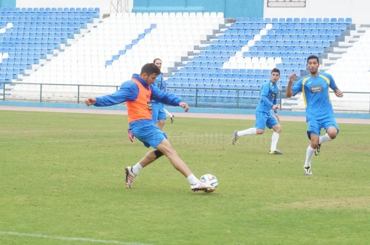 Unión Deportiva Melilla: Último entrenamiento antes de visitar al Real Jaén C.F.