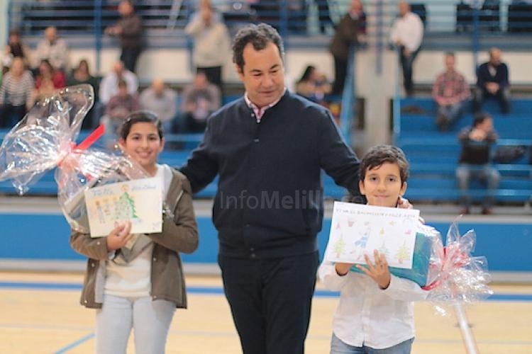 Melilla Baloncesto: Yusra Mohamed y Albert Godino, ganadores del concurso de postales navideñas del Club
