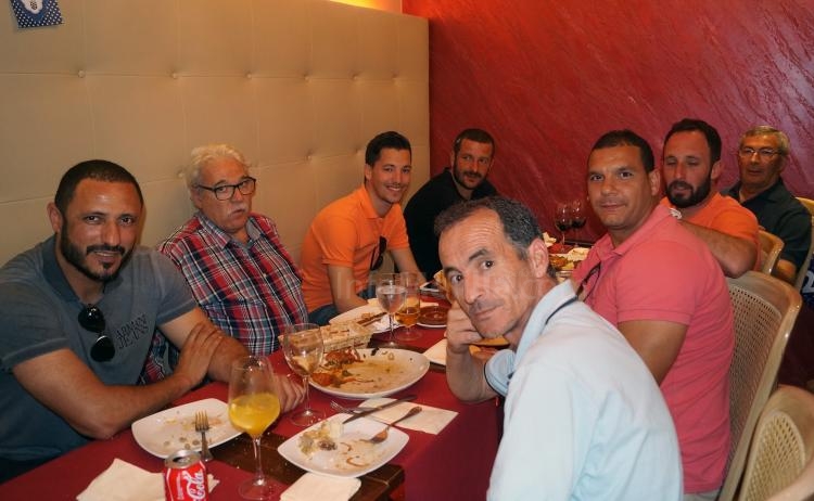 La U.D. Melilla celebra la comida de final de temporada
