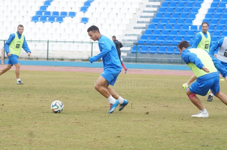 Unión Deportiva Melilla: Última sesión antes de visitar al C.D. El Palo