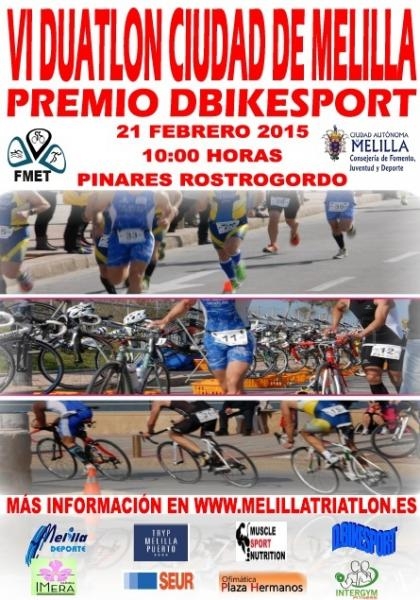 Poster de dicho evento deportivo de Duatlon