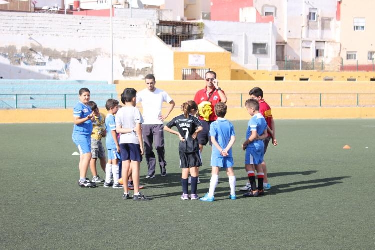 La Escuela de Fútbol de la Fundación de la Federación Melillense de Fútbol comienza el curso 2015