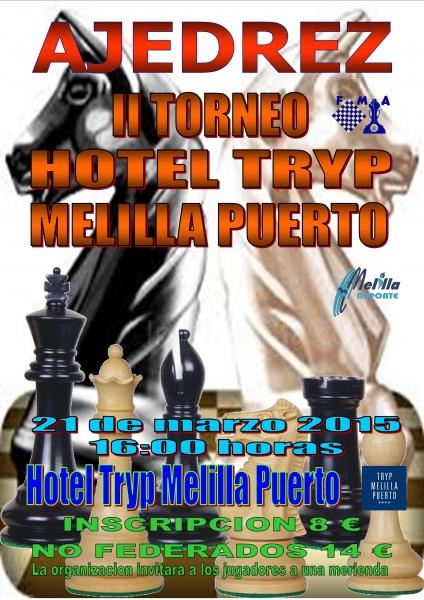 Cartel anunciador del citado trofeo ajedrecístico