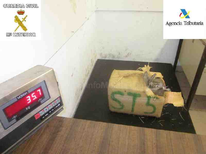 Incautados más de 100 kilos de hachís en tres nuevas actuaciones de la Guardia Civil que se saldan con la detención de 2 personas