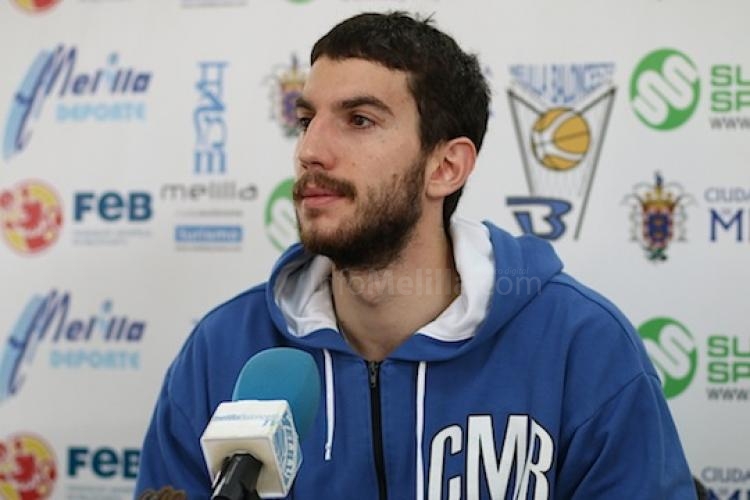 Adrián Laso (CB Melilla): "Hay que salir con la misma garra y confianza que en los últimos encuentros"