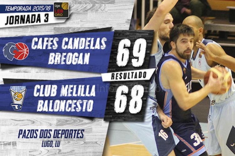Melilla Baloncesto se viene de Lugo ante Breogan con la miel en los labios (69-68)
