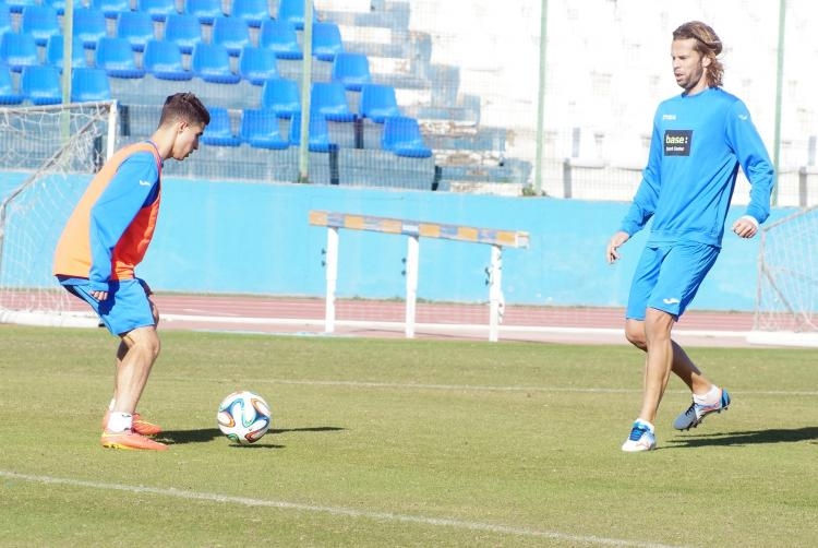 La U.D. Melilla sigue preparando el partido frente a La Roda C.F.