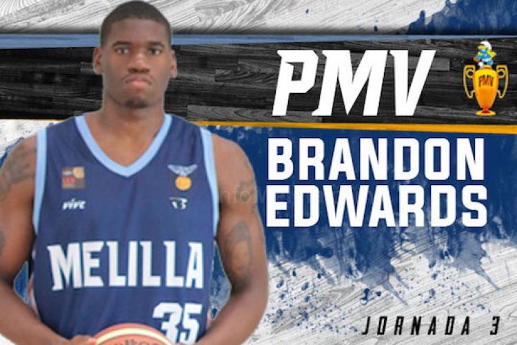 Edwards (CB Melilla) se hace con el ‘PMV’ en su regreso al Pazo