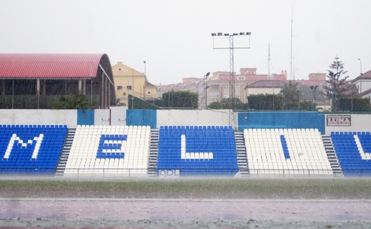 Tromba de agua sobre el municipal de deportes