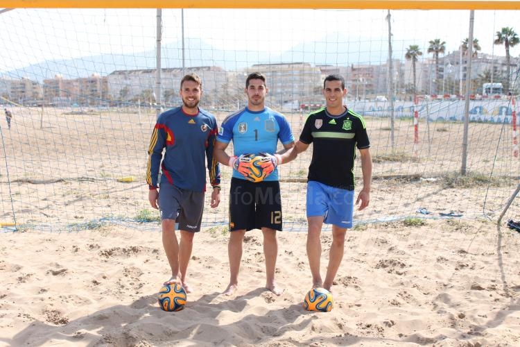 Los tres convocados melillenses