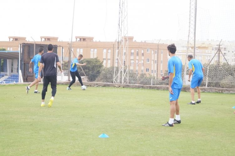 La U.D. Melilla continúa entrenando