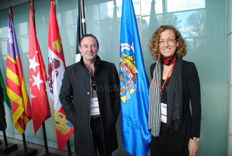 Francisco Vizcaíno junto a Gloria Rojas