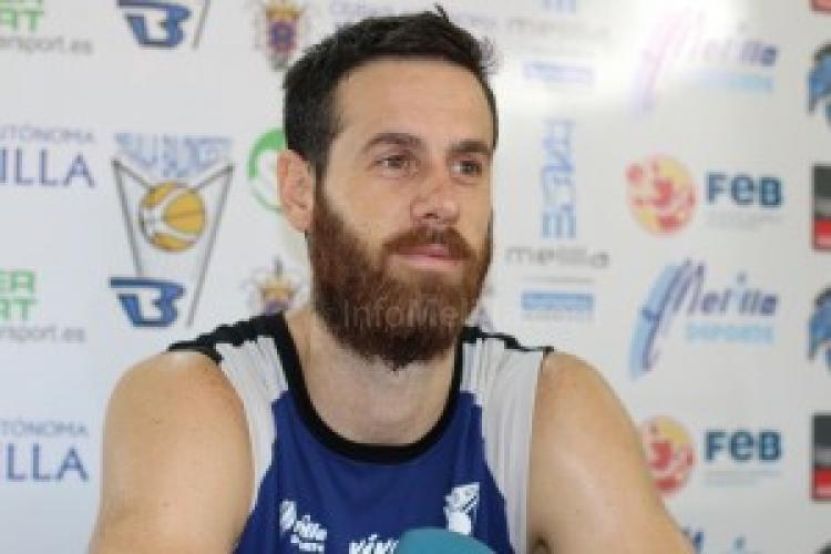 Pablo Almazán (CB Melilla ): “Tenemos que hacernos en el Javier Imbroda"