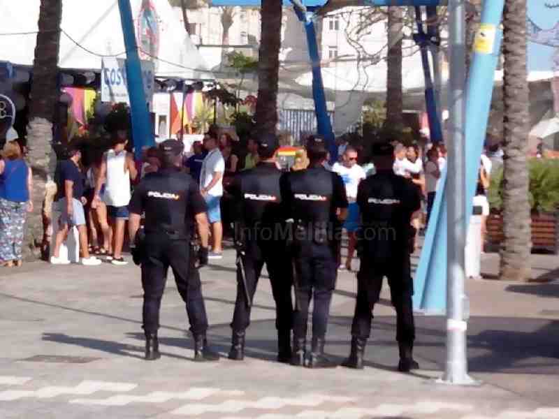 La Policía Nacional detiene en la Feria a tres jóvenes por agresiones con arma blanca