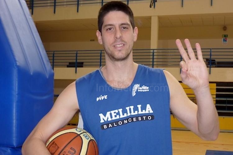 Eloy Almazán se convierte en el tercer jugador con más partidos en el Club Melilla Baloncesto
