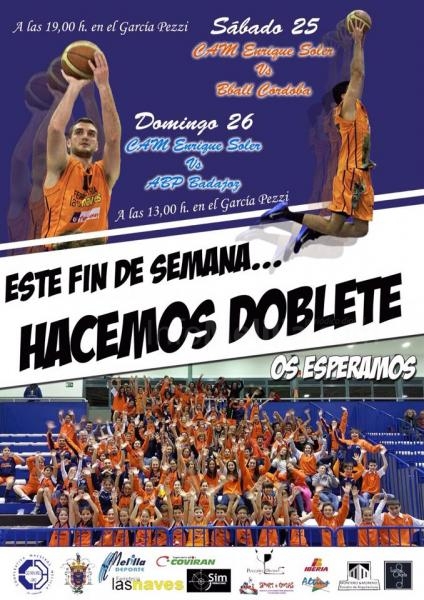 Baloncesto Liga EBA: El C.A.M. tiene 2 partidazos en el Pezzi este fin de semana