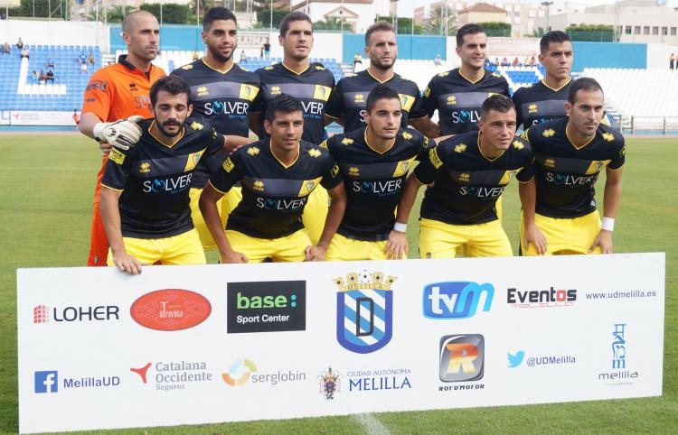 Cádiz CF en su visita a Melilla en la primera vuelta de competición (1-1)