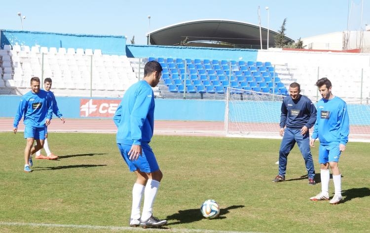 La U.D. Melilla vuelve al trabajo