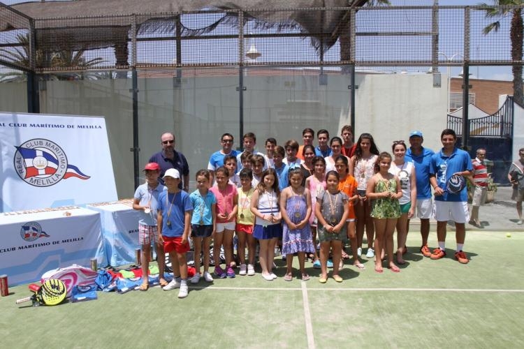 Padel: la Federación Melillense y el Club Marítimo han clausurado la Escuela de Invierno