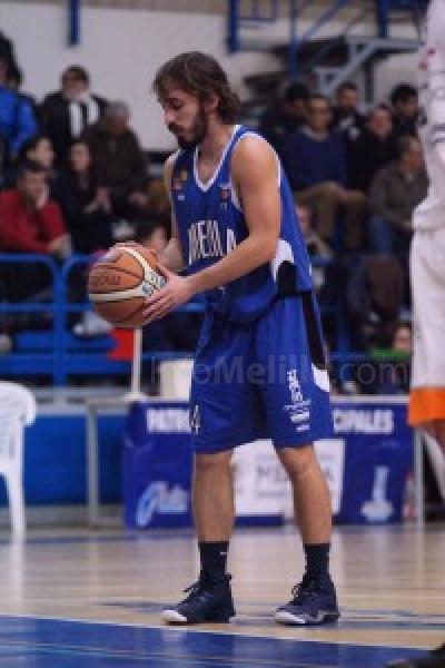 Pelayo Larraona durante uno de los encuentros de la pasada temporada
