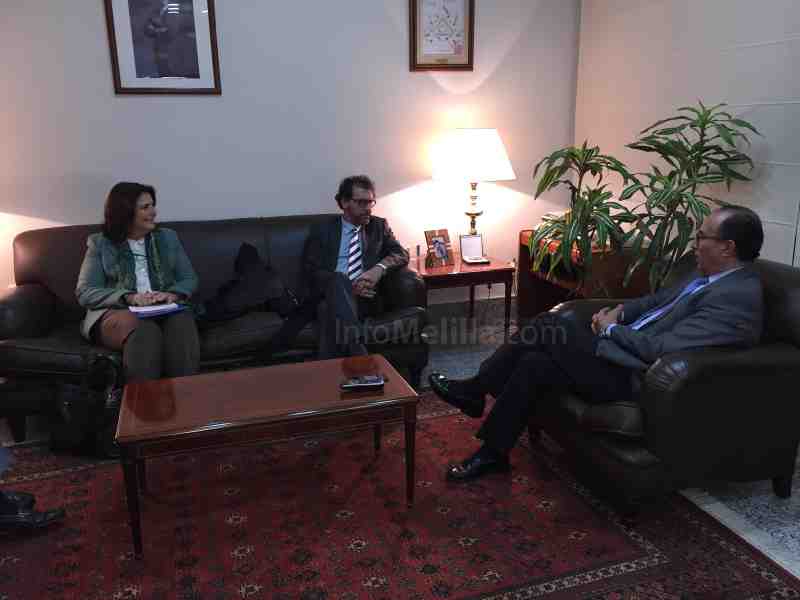 El Delegado del Gobierno recibe al Director Regional de la OIM para Europa y a la Jefa de la Misión en España