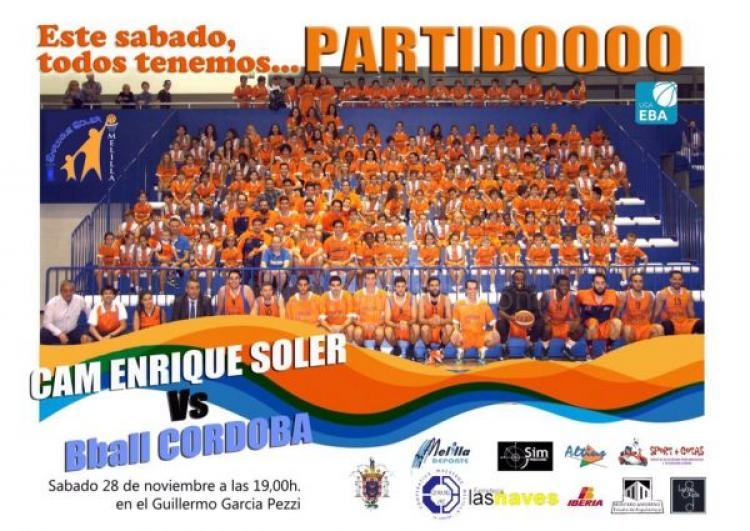 Baloncesto EBA: Intenso duelo en el "Pezzi" entre CAM Enrique Soler y Bball Córdoba