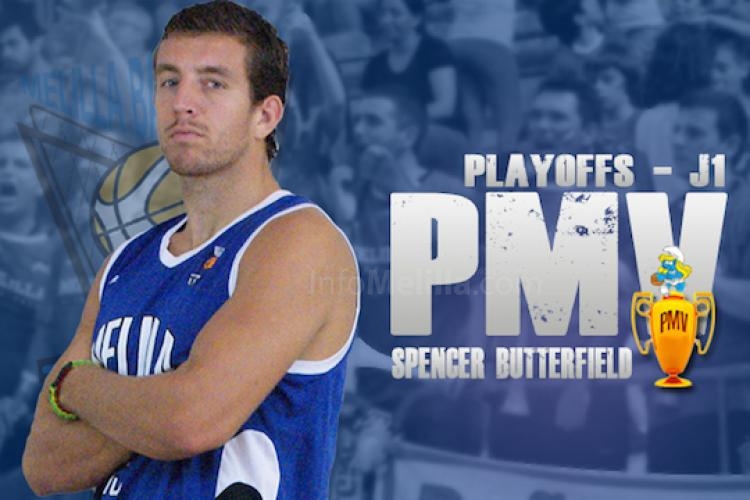 Melilla Baloncesto: Butterfield se lleva el primer "PMV" de los Playoffs