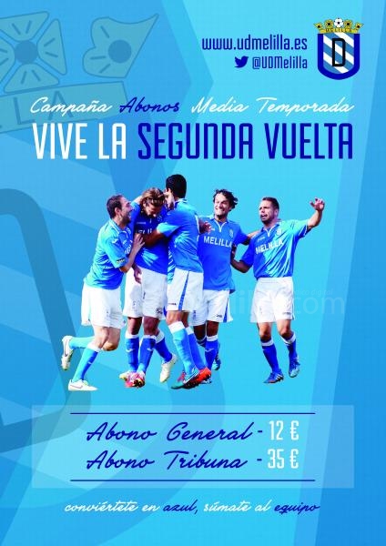 Bonito cartel para la media campaña de captación de aficionados