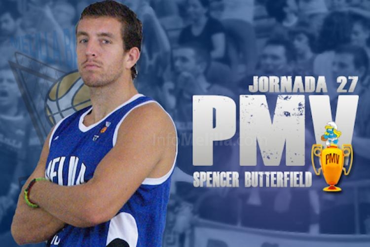 Melilla Baloncesto: Spencer Butterfield "PMV" ante Ford Burgos