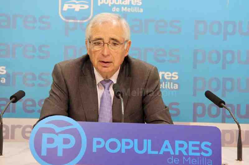 Juan José Imbroda, presidente regional del PP