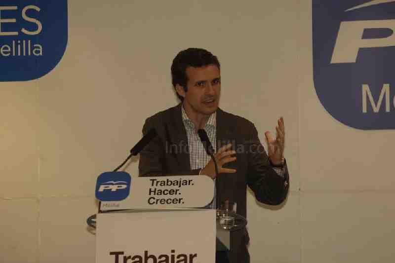 Pablo Casado, diputado y portavoz del Comité de Campaña del PP