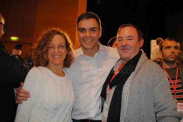 Rojas y Vizcaíno junto a Pedro Sánchez