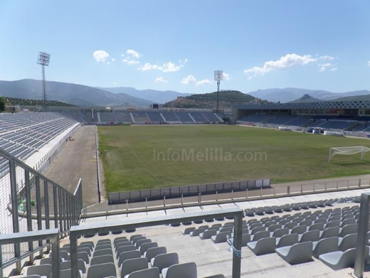 El escenario del partido Rea Jaén-UDMelilla, el nuevo estadio de "la Victoria"