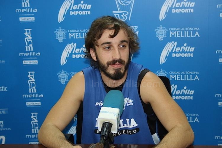 Pelayo Larraona (CB Melilla): “Vamos con mucho respeto a Cáceres"