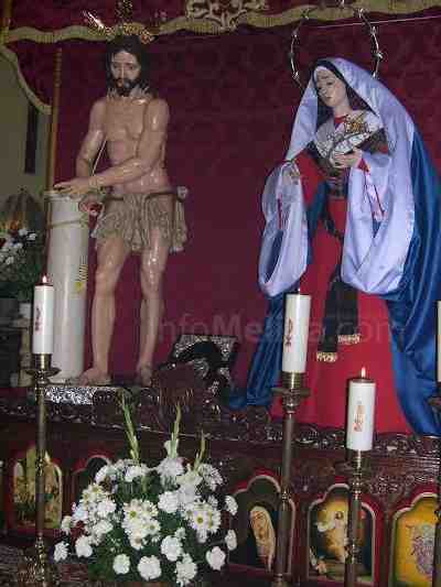 Misa de la Cofradía de la Flagelación en honor a sus titulares