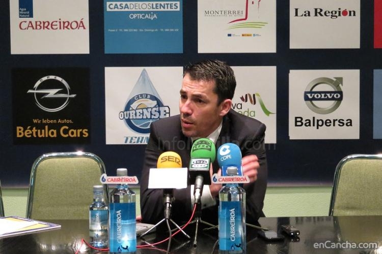 Gnzalo García de Vitoria, técnico del conjunto ourensano