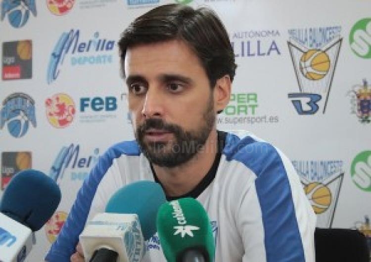 Alejandro Alcoba (CB Melilla): "Nos interesa un partido rápido en ataque y lento en defensa"