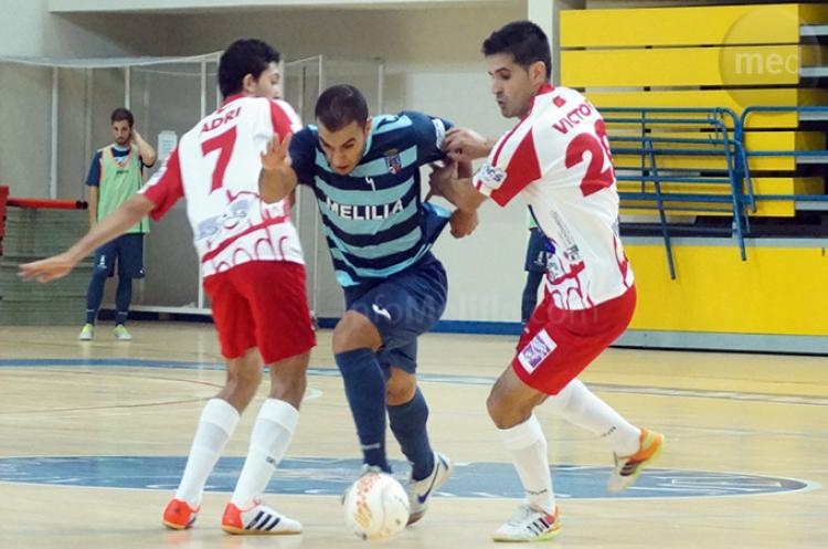 Yusef uno de los protagonistas de la victoria de su equipo Melilla FS en Puertollano por 3-5
