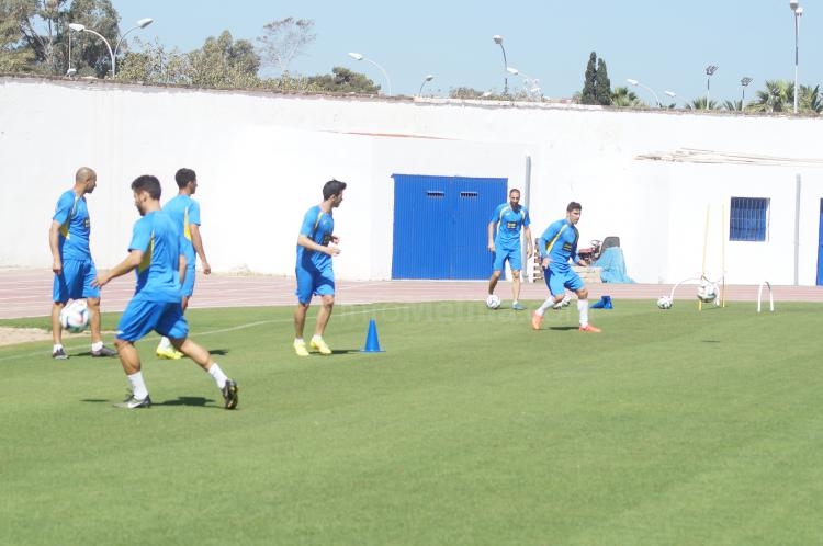 Unión Deportiva Melilla: Último entrenamiento antes de recibir al Sevilla Atlético