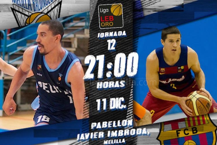 Melilla Baloncesto, ante Barcelona, en busca de sensaciones positivas
