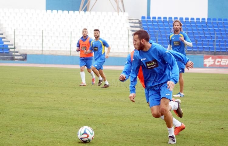 Unión Deportiva Melilla: Último entrenamiento antes de visitar al UCAM Murcia
