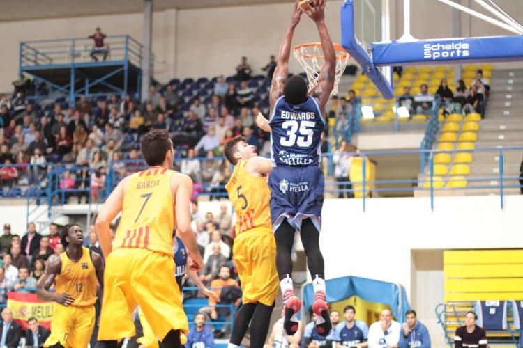 Un sólido Melilla Baloncesto se impone al FC Barcelona Lassa (80-74)