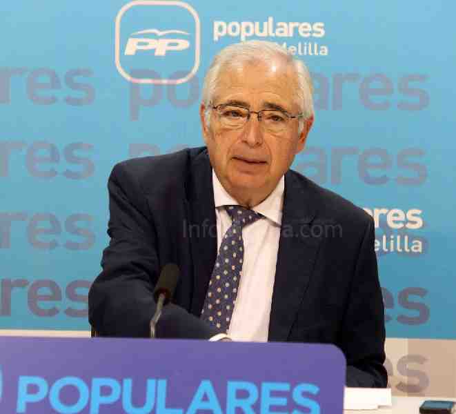 Juan José Imbroda, presidente del PP de Melilla