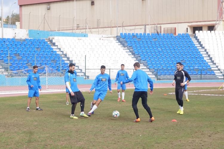 La U.D. Melilla sigue preparando el partido frente al Córdoba B