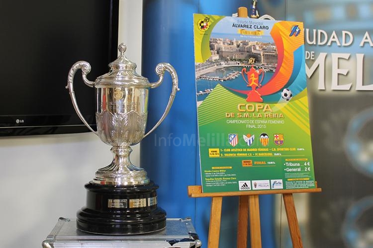 Presentación cartel Copa de la Reina de Fútbol 11:El mejor fútbol femenino del país empieza a palparse en Melilla
